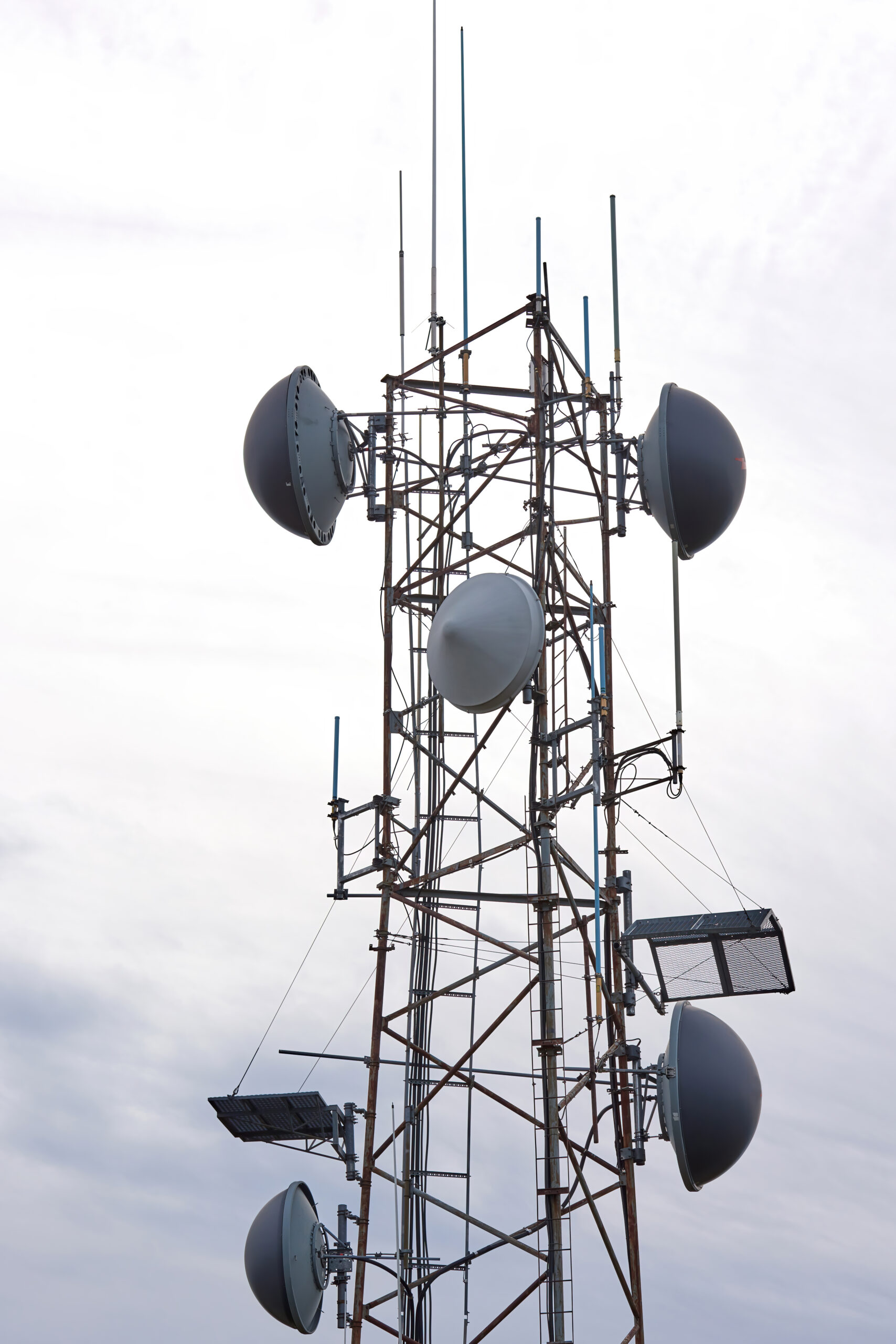 Communication tower in Massachusetts, USA